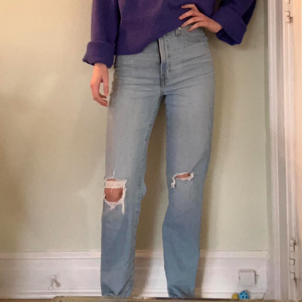 tall straight leg jeans in great condition!